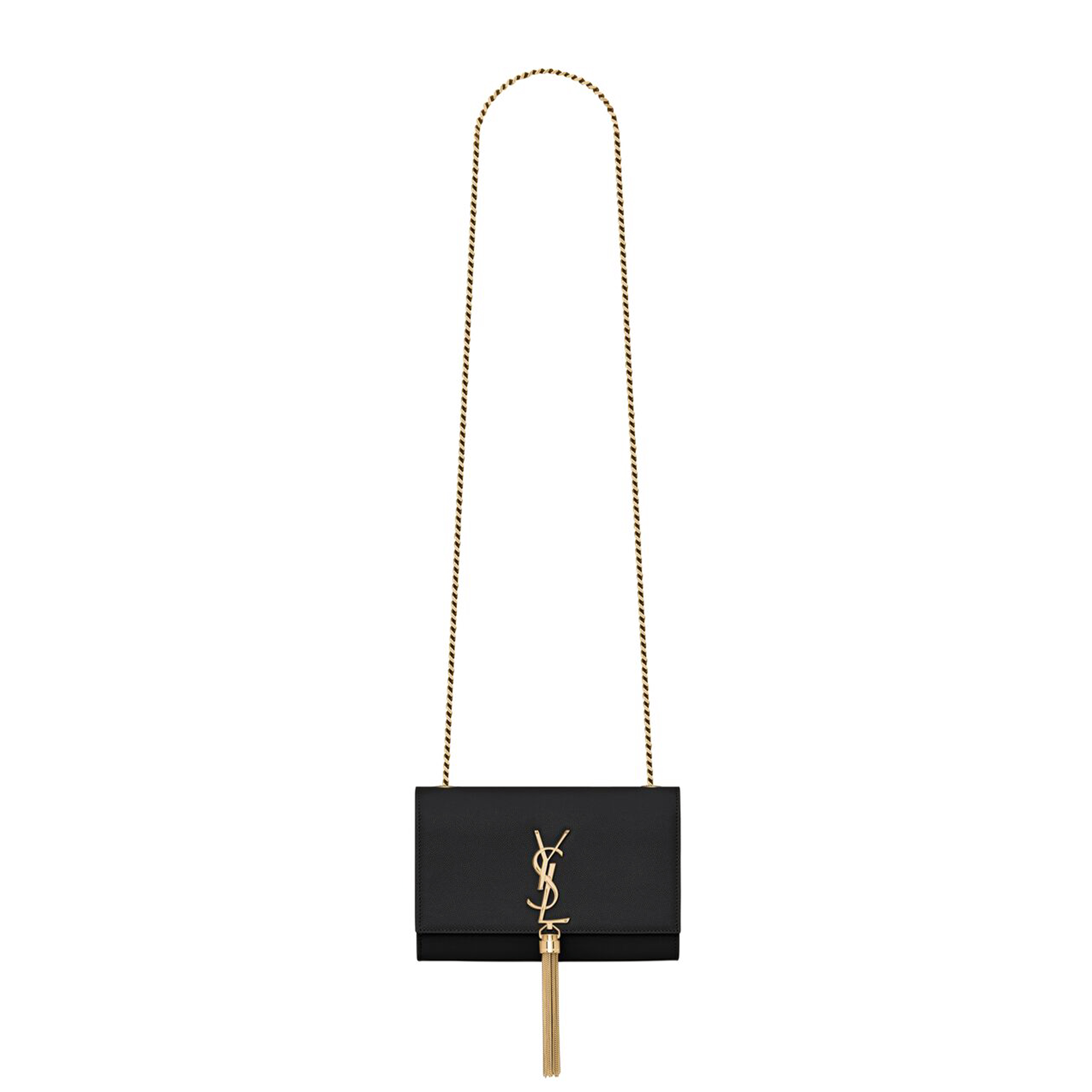 YSL KATE SMALL TASSEL IN GRAIN DE POUDRE EMBOSSED LEATHER 474366BOW0J1000 (20*12.5*5cm) YSL KATE SMALL TASSEL IN GRAIN DE POUDRE EMBOSSED LEATHER 474366BOW0J1000 (20*12.5*5cm)